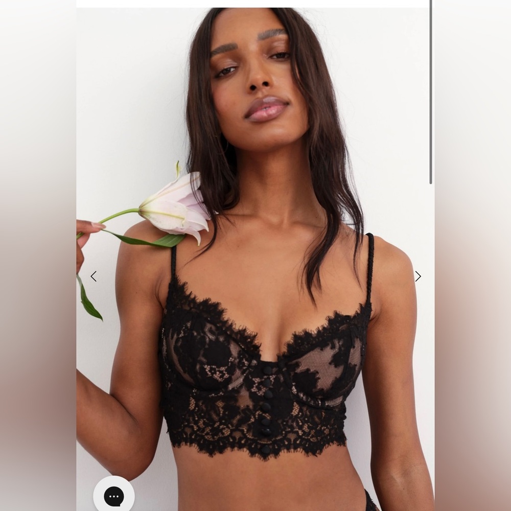 For Love and Lemons lace underwire bra